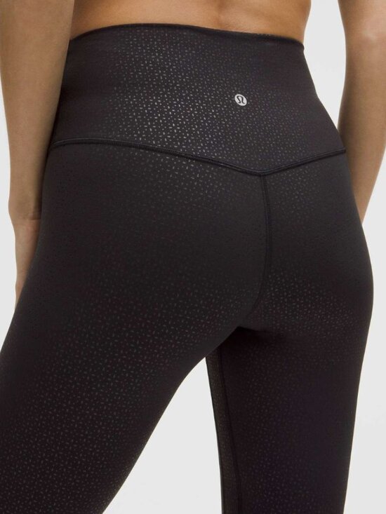 lululemon athletica Pants - Lululemon Align High-Rise Pant 28" Gradiate Geo Emboss Black | 4